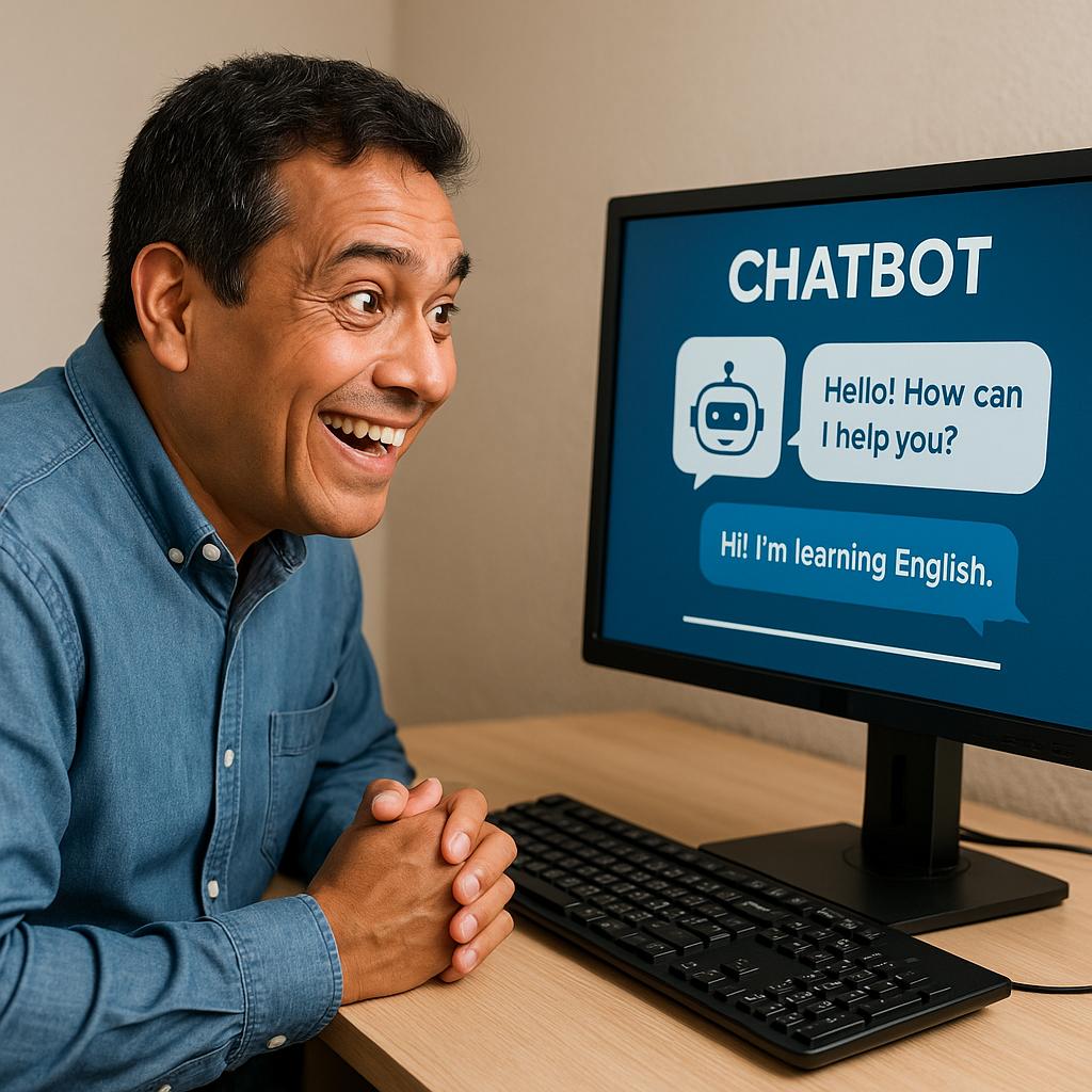 Eager ESL learner using chatbot